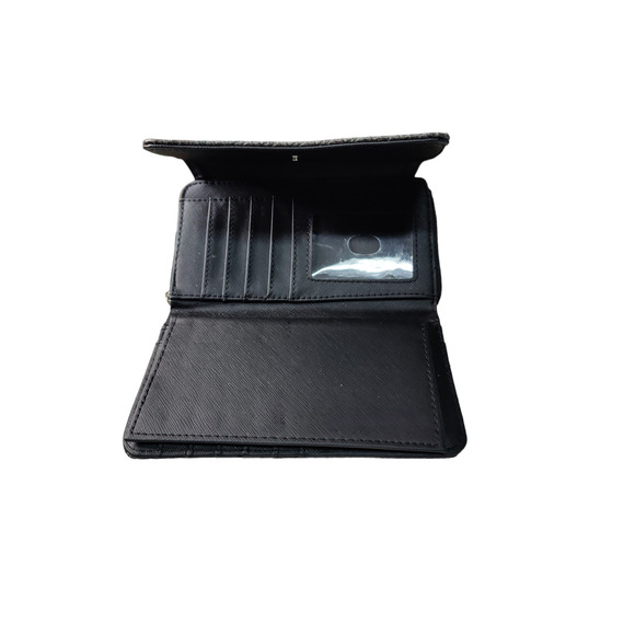 Woman's billfold with check, change and card holders - Picture 3 of 4